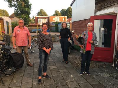 Huldigingen tijdens de ledenvergadering